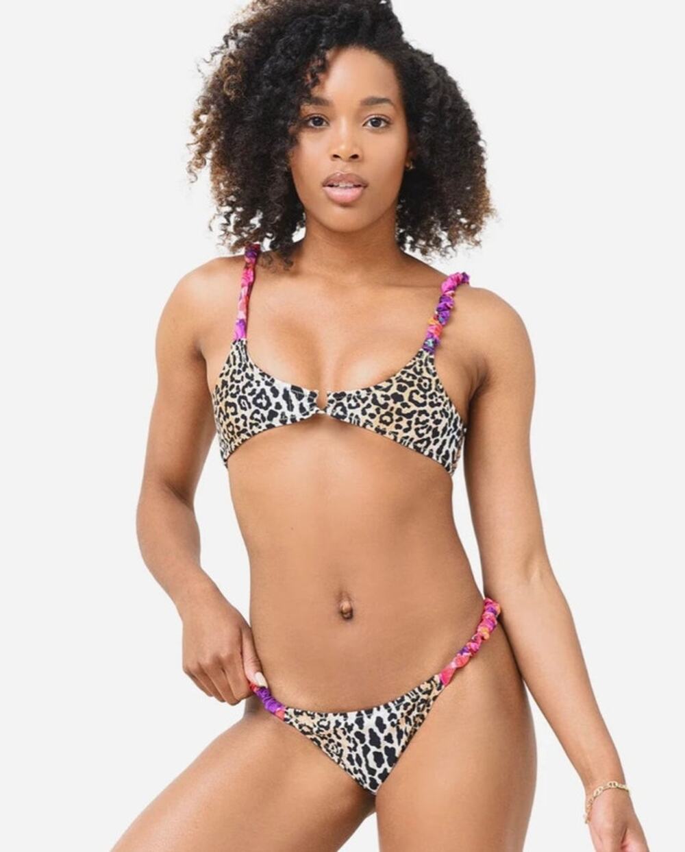 Reina Olga Women's Leopard Luca Bikini Set - 1 S